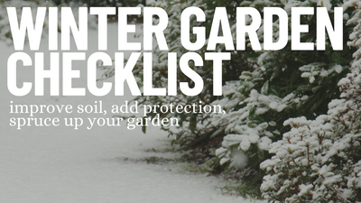 Canadian Winter Maintenance Garden Checklist