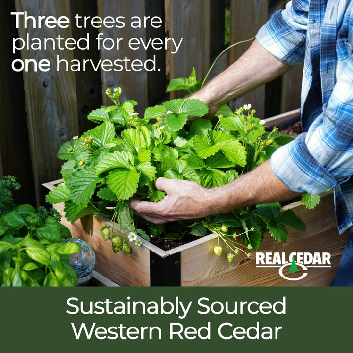 18" x 36" Raised Garden Bed - 30" TALL / Select Grade + Sleeve Feet Bundle