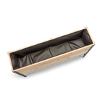 Western Red Cedar raised planter box with black interior