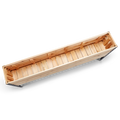 Western Red Cedar raised planter on white background