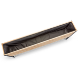 Western Red Cedar raised planter box with black interior