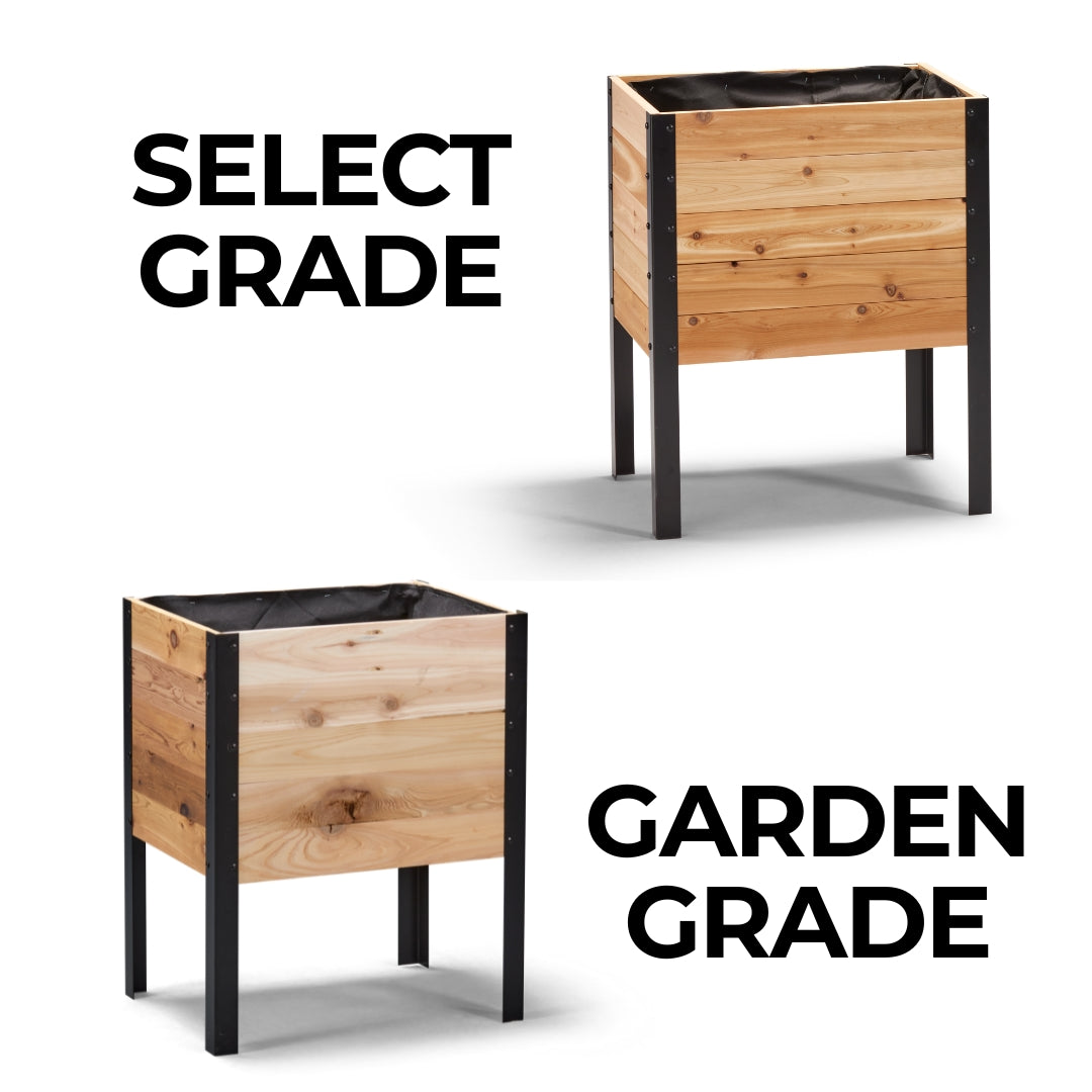 18" x 24" Raised Garden Bed - 30" TALL / Garden Grade