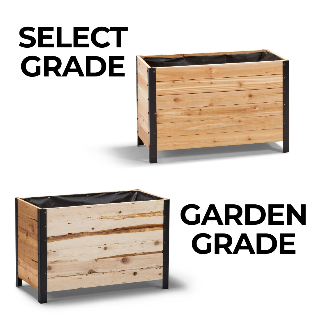 18" x 36" Planter Box - 24" TALL / Select Grade
