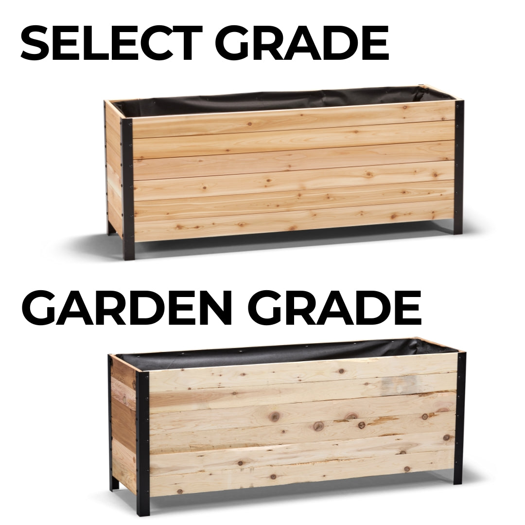 18" x 60" Planter Box - 24" TALL / Garden Grade