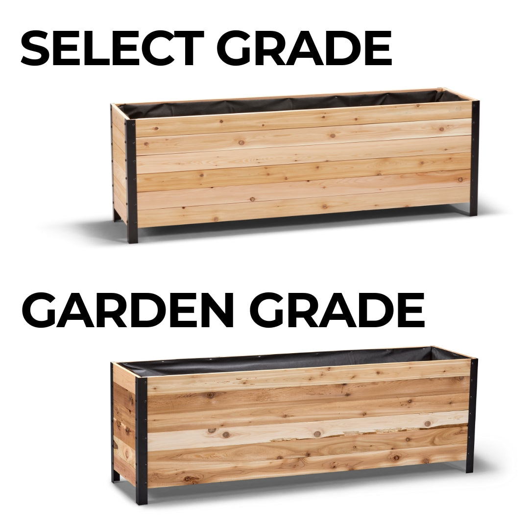 18" x 72" Planter Box - 24" TALL / Garden Grade